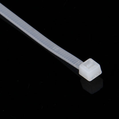 500 ชิ้น 3x150 มิลลิเมตร Self-Locking Nylon Cable Wire Zip Ties, 3mm x 150mm White
