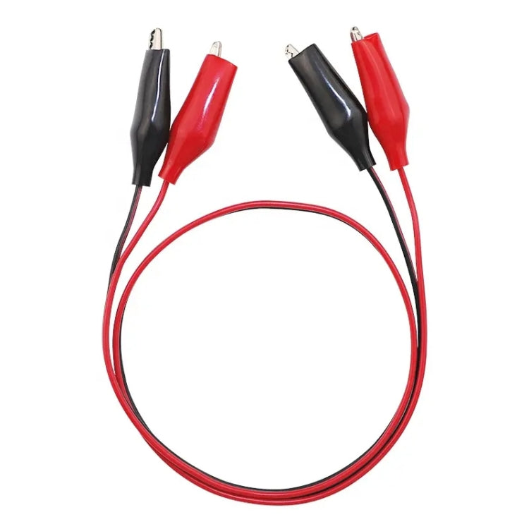 Dual End Alligator Test Lead Probe Clip Cable, ความยาว: 75 ซม, 75cm