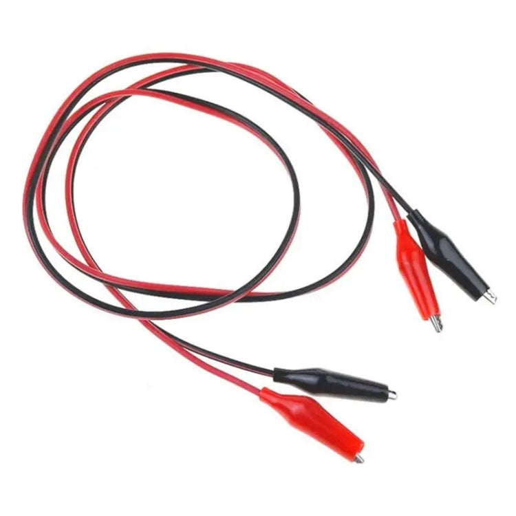 Dual End Alligator Test Lead Probe Clip Cable, ความยาว: 75 ซม, 75cm