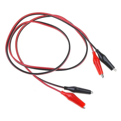 Dual End Alligator Test Lead Probe Clip Cable, ความยาว: 75 ซม, 75cm
