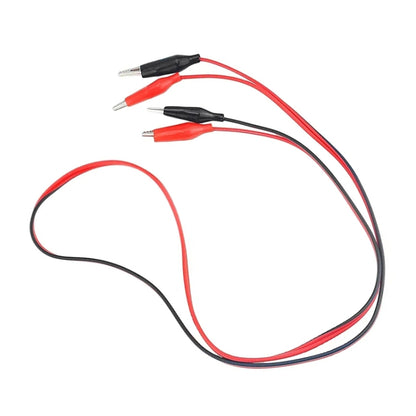 Dual End Alligator Test Lead Probe Clip Cable, ความยาว: 75 ซม, 75cm