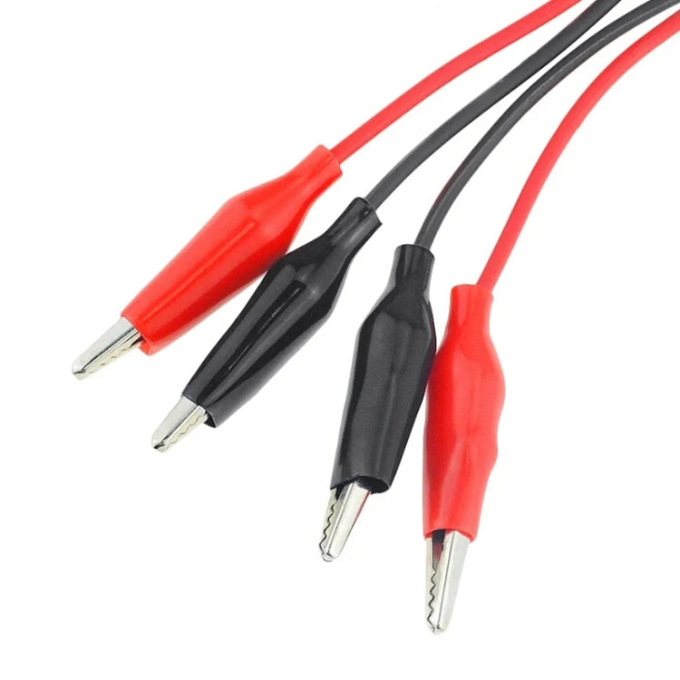 Dual End Alligator Test Lead Probe Clip Cable, ความยาว: 75 ซม, 75cm
