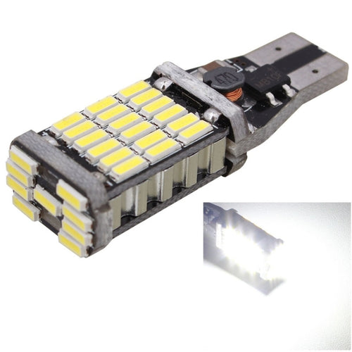 2 ชิ้น T15 W16W 9 วัตต์ 450LM แสงสีขาว 45 LED 4014 SMD ไฟเบรกรถย้อนกลับโคมไฟที่จอดรถหลอดไฟ, DC 12 โวลต์, T15