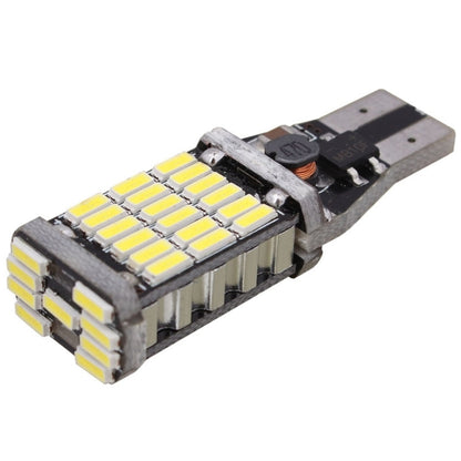 2 ชิ้น T15 W16W 9 วัตต์ 450LM แสงสีขาว 45 LED 4014 SMD ไฟเบรกรถย้อนกลับโคมไฟที่จอดรถหลอดไฟ, DC 12 โวลต์, T15