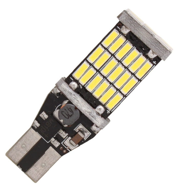2 ชิ้น T15 W16W 9 วัตต์ 450LM แสงสีขาว 45 LED 4014 SMD ไฟเบรกรถย้อนกลับโคมไฟที่จอดรถหลอดไฟ, DC 12 โวลต์, T15