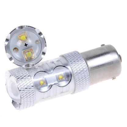 2 ชิ้น 1156/BA15S 650 ลูเมน 50 วัตต์ 10-3535-LEDs 6500K แสงสีขาวไฟเลี้ยวไฟ DC 12-24V, 1156/BA15S