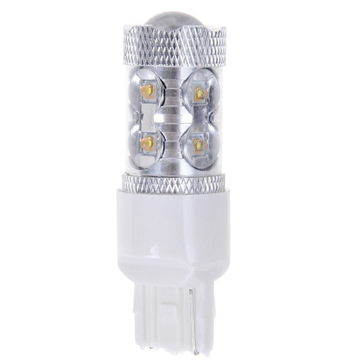 2 ชิ้น 7440 650 ลูเมน 50 วัตต์ 10-3535-LEDs 6500K แสงสีขาว ไฟเบรกรถยนต์, DC 12-24V, 7440