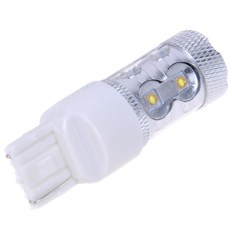 2 ชิ้น 7440 650 ลูเมน 50 วัตต์ 10-3535-LEDs 6500K แสงสีขาว ไฟเบรกรถยนต์, DC 12-24V, 7440