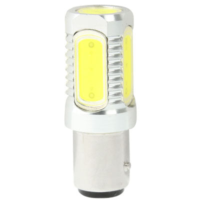 1157 ไฟเบรก LED สีขาว 7.5W สำหรับรถยนต์ DC 12V-24V, 7.5W White LED