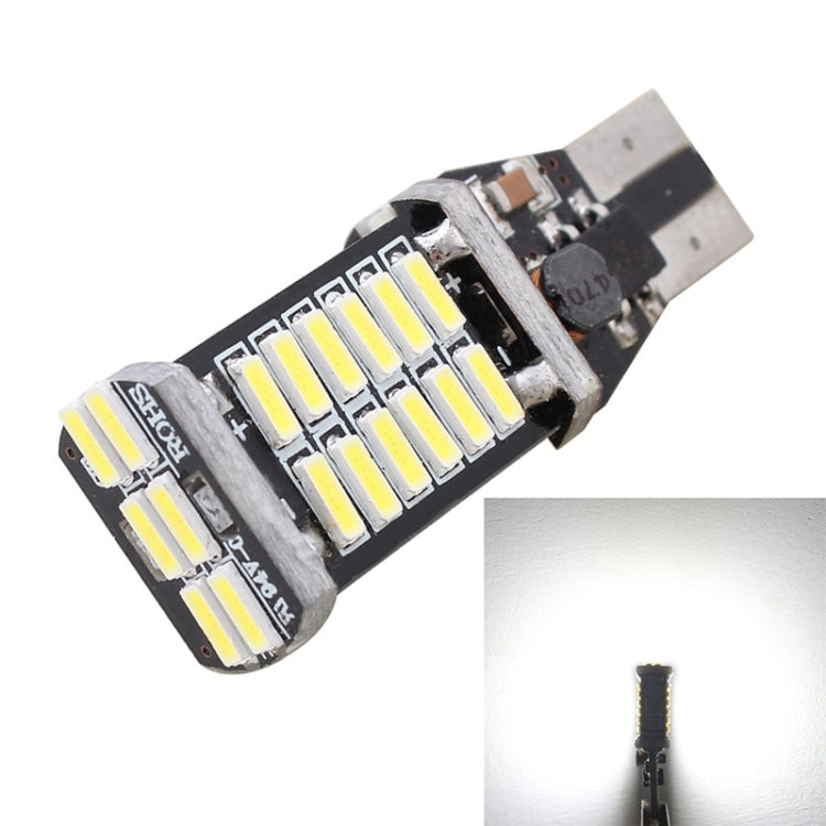2 ชิ้น T15 6 วัตต์ 30-SMD 4014 6500 พัน 900LM แสงสีขาวถอดรหัสปราศจากข้อผิดพลาด LED รถสำรองโคมไฟ, 30-SMD 4014