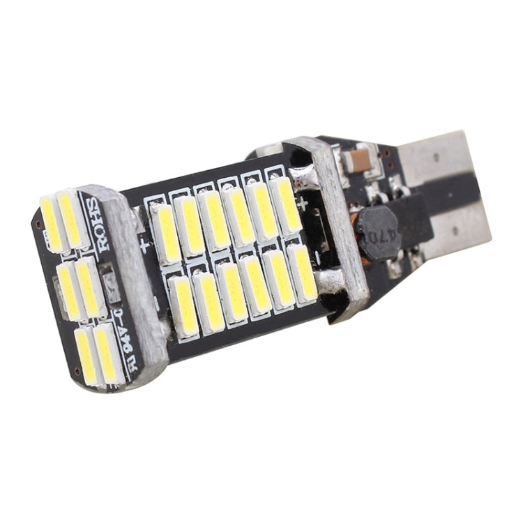 2 ชิ้น T15 6 วัตต์ 30-SMD 4014 6500 พัน 900LM แสงสีขาวถอดรหัสปราศจากข้อผิดพลาด LED รถสำรองโคมไฟ, 30-SMD 4014