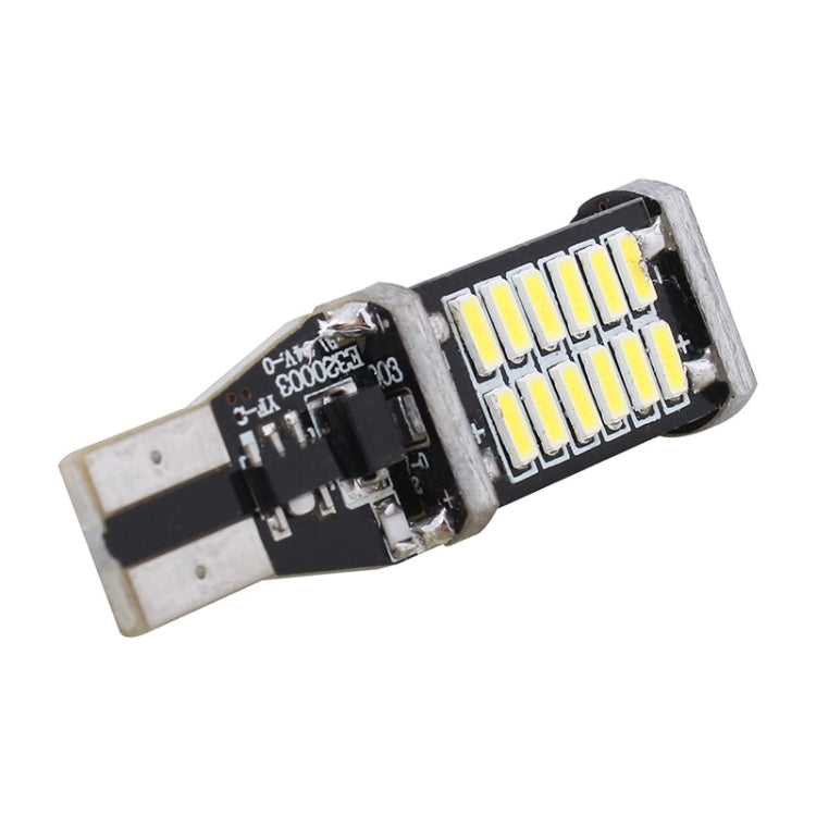 2 ชิ้น T15 6 วัตต์ 30-SMD 4014 6500 พัน 900LM แสงสีขาวถอดรหัสปราศจากข้อผิดพลาด LED รถสำรองโคมไฟ, 30-SMD 4014