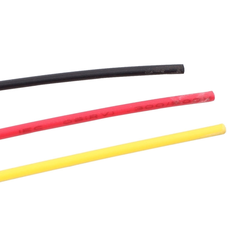 2 ชิ้น 3 วัตต์ 180LM 6500K 597-577nm สีขาว + สีเหลืองสาย LED หลอดไฟวิ่งกลางวัน DRL โคมไฟพวงมาลัย, DC12V, ความยาวหลอดไฟ: 30 ซม., 3W 180LM