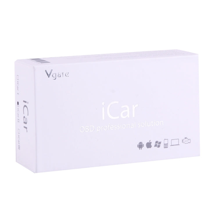 Vgate iCar II Super Mini ELM327 OBDII Bluetooth V3.0 เครื่องมือสแกนเนอร์รถยนต์, รองรับระบบปฏิบัติการ Android, รองรับโปรโตคอล OBDII ทั้งหมด, Bluetooth V3.0 Orange + Black