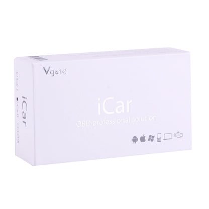 Vgate iCar II Super Mini ELM327 OBDII Bluetooth V3.0 เครื่องมือสแกนเนอร์รถยนต์, รองรับระบบปฏิบัติการ Android, รองรับโปรโตคอล OBDII ทั้งหมด, Bluetooth V3.0 Orange + Black