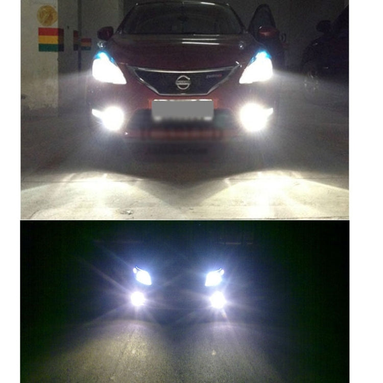 2 ชิ้น T15 3 วัตต์ LED สีขาว 300LM SMD 2835 ไฟตัดหมอกหลังรถยนต์ / ไฟสำรองสำหรับรถยนต์ DC 12V, T15+3W 300LM/6500K
