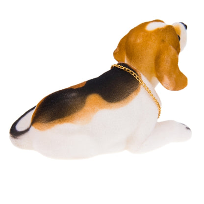 Universal รถบรรทุก Lucky Beagle Dog ตุ๊กตาเขย่าหัวเครื่องประดับตกแต่งรถของเล่น Piggy Bank พร้อมเทปสองด้าน, Lucky Beagle