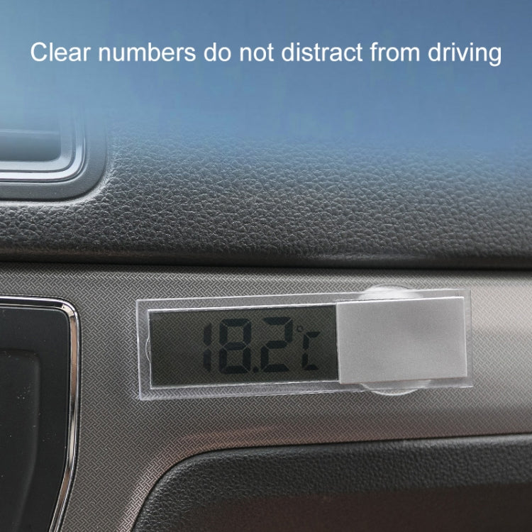 K-036 เครื่องวัดอุณหภูมิในรถยนต์แบบ LCD พร้อม Sucker, Thermometer