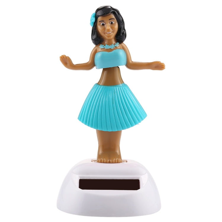 พลังงานแสงอาทิตย์ Bobble Head เต้นรำของเล่นตกแต่งรถน่ารัก Hula Princess