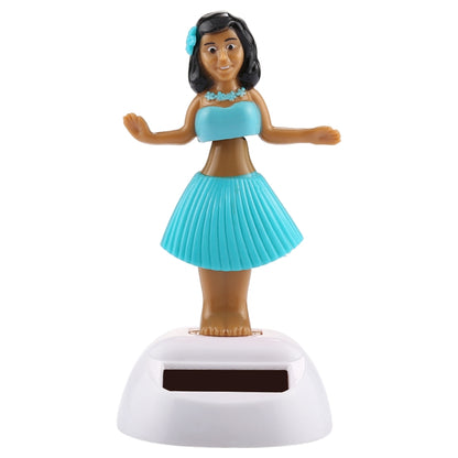 พลังงานแสงอาทิตย์ Bobble Head เต้นรำของเล่นตกแต่งรถน่ารัก Hula Princess