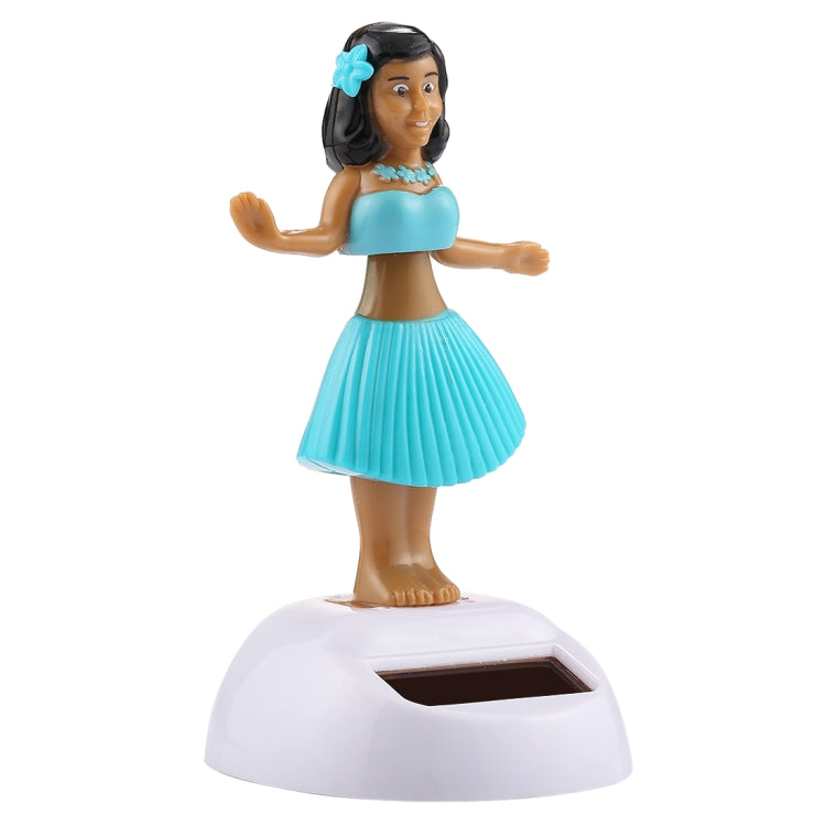พลังงานแสงอาทิตย์ Bobble Head เต้นรำของเล่นตกแต่งรถน่ารัก Hula Princess