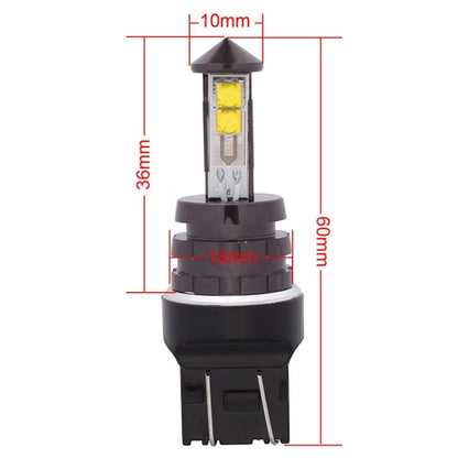 T20 7443 20W 800LM แสงสีขาว 4 CREE XT-E LED รถ ไฟเบรคหลอดไฟวิ่งกลางวัน, DC 12-24V, 7443
