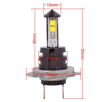 H7 20W 800LM แสงสีขาว 4 CREE XT-E LED ไฟหน้ารถหมอกหลอดไฟ DC 12-24V, H7