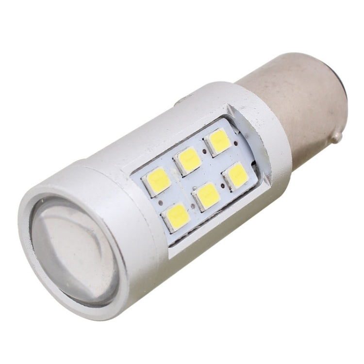 2 ชิ้น 1157/BAY15D 4.2 วัตต์ 630LM แสงสีขาว 21 LED 2835 SMD ไฟเบรกรถพวงมาลัยหลอดไฟ DC 12 โวลต์, 1157