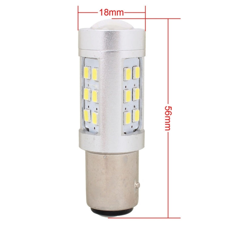 2 ชิ้น 1157/BAY15D 4.2 วัตต์ 630LM แสงสีขาว 21 LED 2835 SMD ไฟเบรกรถพวงมาลัยหลอดไฟ DC 12 โวลต์, 1157