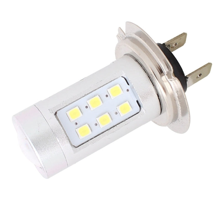 2 ชิ้น H7 4.2W 630LM แสงสีขาว 21 LED 2835 SMD รถไฟตัดหมอกหน้าหลอดไฟ DC 12V, H7