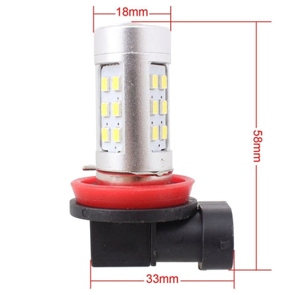 2 ชิ้น H11 4.2 วัตต์ 630LM แสงสีขาว 21 LED 2835 SMD รถไฟตัดหมอกด้านหน้าหลอดไฟ DC 12V, H11