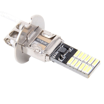 2 ชิ้น H3 4.8 วัตต์ 720LM 6500K แสงสีขาว 24 LED SMD 4014 ปราศจากข้อผิดพลาดหลอดไฟ Canbus รถ Clearance, DC 12V, H3+4.8W 720LM/6500K