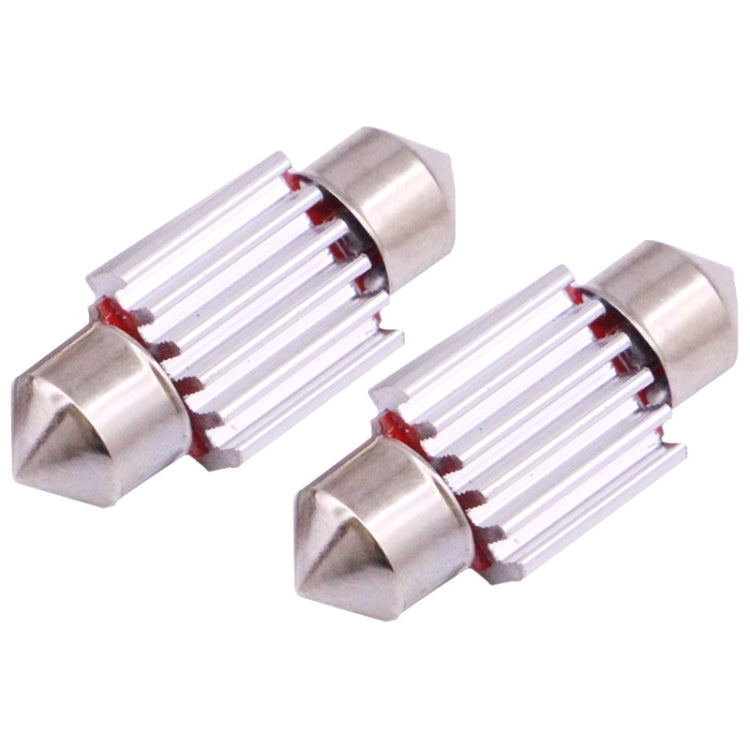2 ชิ้น 31 มิลลิเมตร 3 วัตต์ 180LM แสงสีขาว 10 LED SMD 4014 CANBUS ป้ายทะเบียนไฟอ่านหนังสือรถหลอดไฟ, 3W 31mm