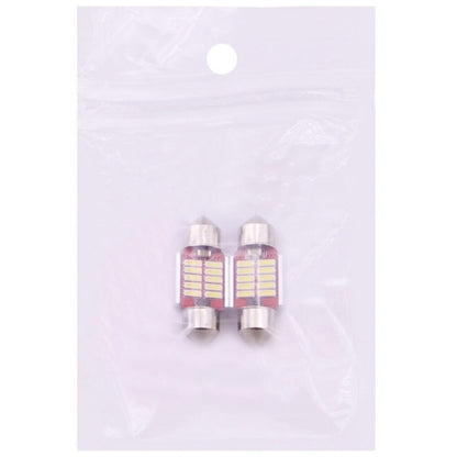 2 ชิ้น 31 มิลลิเมตร 3 วัตต์ 180LM แสงสีขาว 10 LED SMD 4014 CANBUS ป้ายทะเบียนไฟอ่านหนังสือรถหลอดไฟ, 3W 31mm