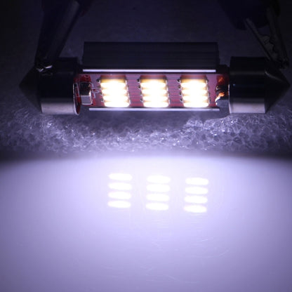 2 ชิ้น 41 มิลลิเมตร 3.5 วัตต์ 180LM แสงสีขาว 12 LED SMD 4014 CANBUS ป้ายทะเบียนไฟอ่านหนังสือรถหลอดไฟ, 3.5W 41mm