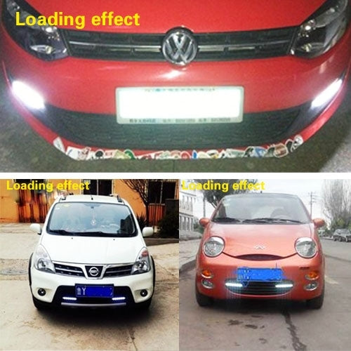 2 ชิ้น 6 วัตต์ * 2 DRL LED Light Bar แหล่งกำเนิดแสงรถกันน้ำไฟวิ่งกลางวัน, DC 12 โวลต์, NCD-17BK Blue Light, NCD-17BK ICE Blue Light