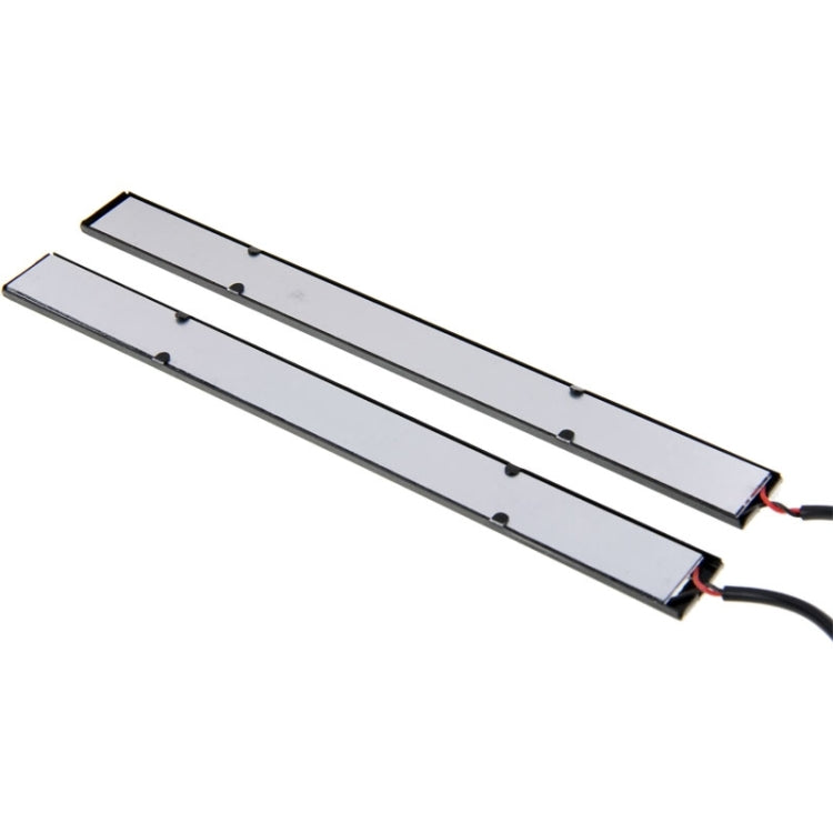 2 ชิ้น 6 วัตต์ * 2 DRL LED Light Bar แหล่งกำเนิดแสงรถกันน้ำไฟวิ่งกลางวัน, DC 12 โวลต์, NCD-17BK Blue Light, NCD-17BK ICE Blue Light