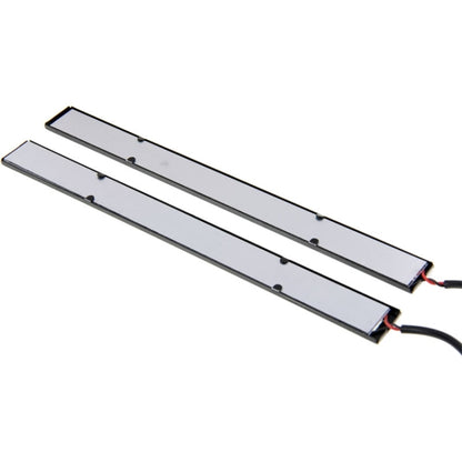 2 ชิ้น 6 วัตต์ * 2 DRL LED Light Bar แหล่งกำเนิดแสงรถกันน้ำไฟวิ่งกลางวัน, DC 12 โวลต์, NCD-17BK Blue Light, NCD-17BK ICE Blue Light