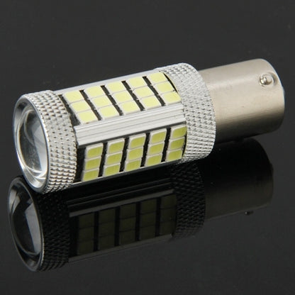 2 ชิ้น 1156/BA15S 3W สีขาว 66 LED SMD 2835 ไฟเบรกสำหรับรถยนต์ DC 12V, 1156