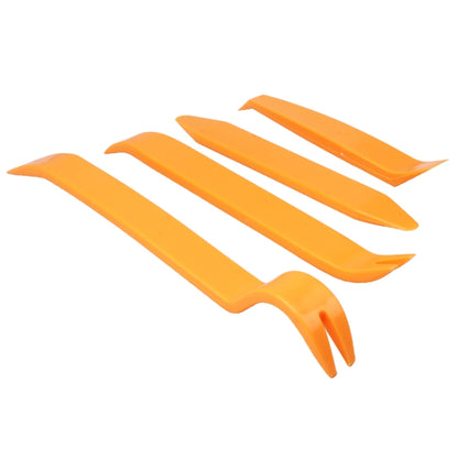 ชุดเครื่องมือกำจัดแผงประตูแดชบอร์ดระบบเครื่องเสียงรถยนต์ 4 ใน 1, 4 in 1 Yellow