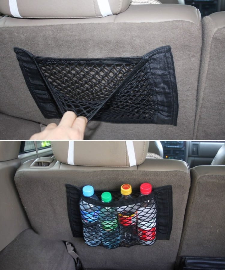 ถุงตาข่ายเก็บของแบบแขวนเบาะรถยนต์ ขนาด 40x24.5 ซม, 40x24.5 cm