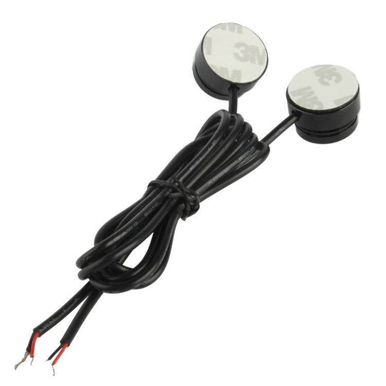 2x 1.5W กันน้ำ Eagle Eye Light ไฟ LED สีขาวสำหรับยานพาหนะ, ความยาวสายเคเบิล: 65 ซม, 1.5W