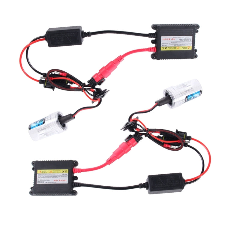 DC12V 35W 2x H1 ไฟซีนอน HID บางเฉียบ, โคมไฟปล่อยความเข้มสูง, H1, Color Temperature: 6000K, H1, Color Temperature: 8000K