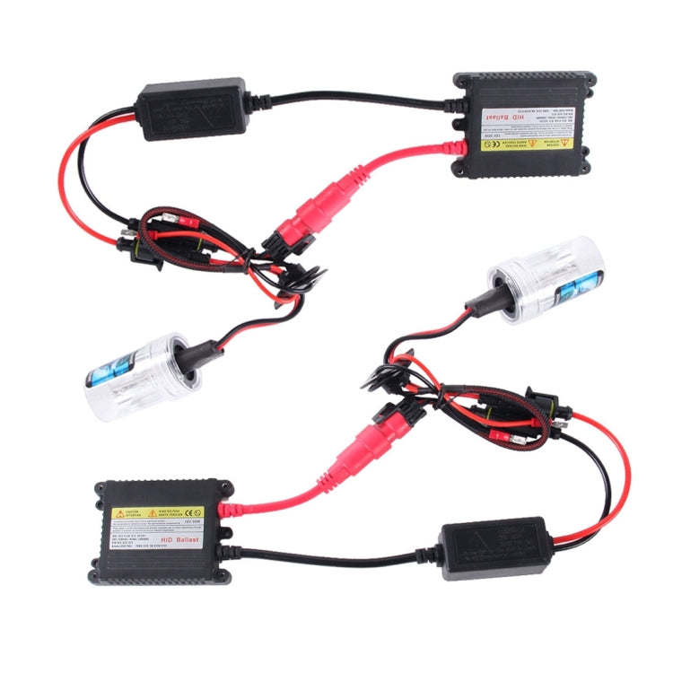 DC12V 35W 2x H3 ไฟซีนอน HID บางเฉียบ, โคมไฟปล่อยความเข้มสูง, H3, Color Temperature: 8000K, H3, Color Temperature: 6000K