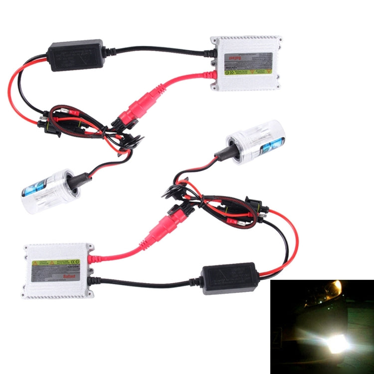 DC12V 35W 2x H7 ไฟซีนอน HID บางเฉียบ, โคมไฟปล่อยความเข้มสูง, H7, Color Temperature: 6000K, H7, Color Temperature: 8000K