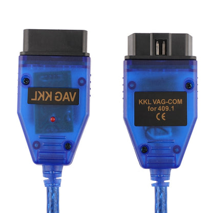 สาย USB KKL VAG-COM รถเครื่องสแกนอัตโนมัติเครื่องมือสแกนสำหรับ VW/Audi 409.1, KKL VAG-COM