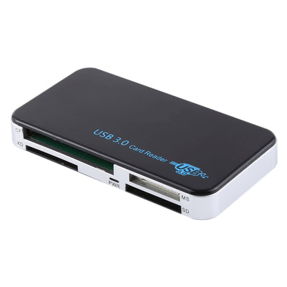 เครื่องอ่านการ์ด USB 3.0, ความเร็วสูงสุด 5Gbps, รองรับการ์ด CF / SD / TF / M2 / XD / MS, เปลือกพลาสติก