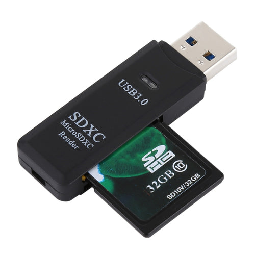 เครื่องอ่านการ์ด USB 3.0 2 ใน 1 ความเร็วสูงสุด 5Gbps รองรับการ์ด SD / การ์ด TF