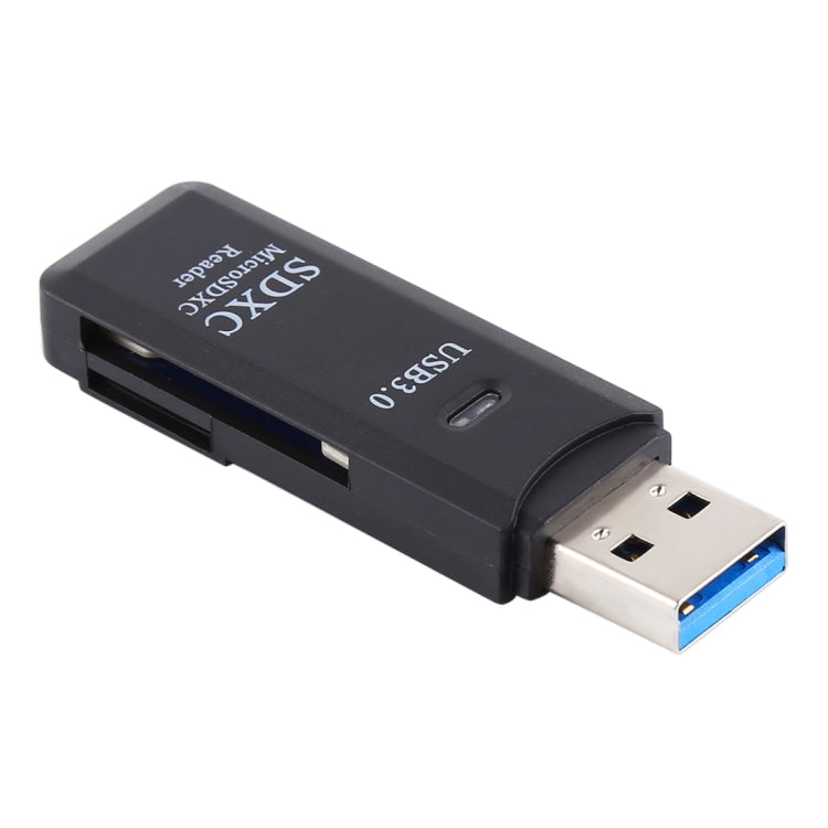 เครื่องอ่านการ์ด USB 3.0 2 ใน 1 ความเร็วสูงสุด 5Gbps รองรับการ์ด SD / การ์ด TF