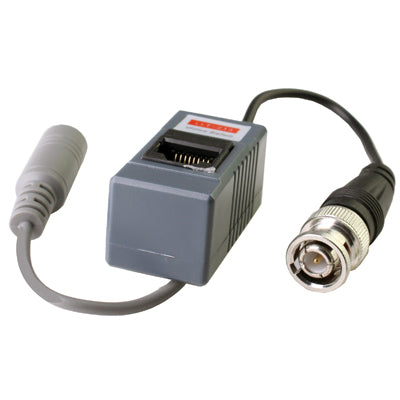 2 ชิ้นกล้องวงจรปิดวิดีโอ / เสียง / พลังงาน Balun UTP Transceiver, A213A